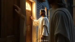 Jesus is knocking at the door, plz open #jesus #knock #savior #home