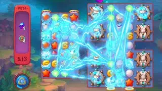 Fishdom 14734 Hard Level - NO 💣💥🧨