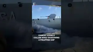 Watch: Chinese Vessels Collide While Shadowing a Philippine Ship in South China Sea | N18G