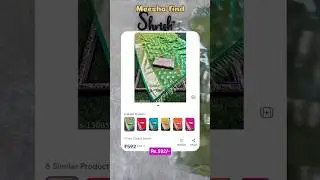 Meesho find beautiful green colour saree #meesho #meeshofinds #shorts