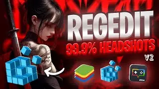 REGEDIT GRATIS COM 99% HEADSHOT V2 + AIMLOCK SAFE😱 A MELHOR REGEDIT PARA TODOS EMULADORES 🔥ANTI BAN