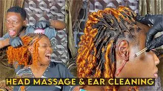 ASMR💫 Aggressive Head and EAR CLEANING MASSAGE / Deep Ear wax Removal Massage for Deep Sleep
