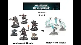 Underworlds Nemesis Hexbanes Hunters VoidCursed против Lady Harrow's Mournflight Masks 2 из 2