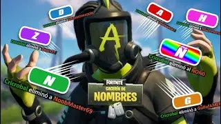 Fortnite - La Cacería de Nombres / 1 Eliminación por Letra