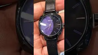 Helix Women Black/Violet Square Dial Quartz Analog Watch #timex #watch