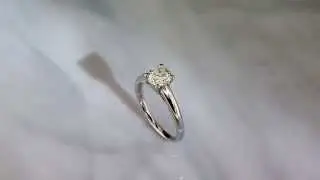 Canadian Ice Diamond Solitaire Engagement Ring by Rogers & Hollands Jewelers