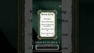 Fury of Dracula Events: Good Luck
