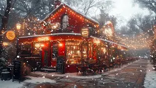 Light and Snow Ambience | Drink Coffee Cup with Instrumental Jazz for Relax Time
