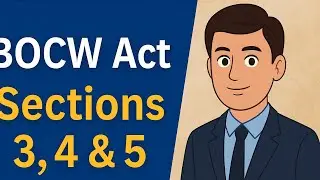 BOCW Act Registration & Contractor License | Sections 3 to 5 Explained in Hindi | Mr. EHSxpert Ep.5