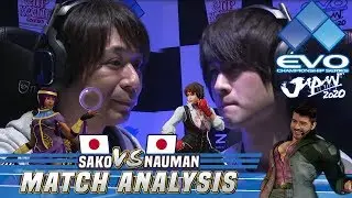 SFV CE Match Analysis: EVO Japan 2020 Top 8 - Sako vs. Nauman