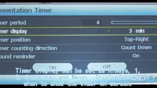[BenQ FAQ] Projector_How to set Presentation Timer