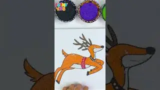Sand Painting Deer #shorts