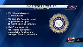 Jefferson Parish OIG outlines financial concerns in new report
