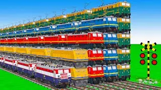 【踏切アニメ】あぶない電車 TRAIN THOMAS 🚦 Fumikiri 3D Railroad Crossing Animation #1