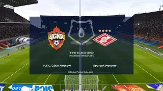 Прогноз. Обзор. РПЛ ЦСКА - Спартак. 13.09.2020. PES 2020 Online 4.5