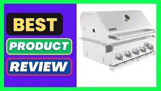 Spire Premium 5 Burner Built In Gas Grill Island Head, Stainless Steel 30