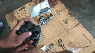 Bike disc break jam problem