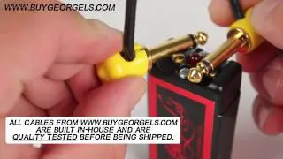 George L's premade patch cables from www.buygeorgels.com