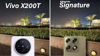 Vivo X200T vs Motorola Signature Camera Test Comparison