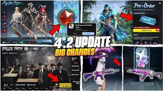 😱 BGMI 4.2 UPDATE NEW MYTHIC FORGE / NEXT PRE ORDER / M416 FOOL CHANGES