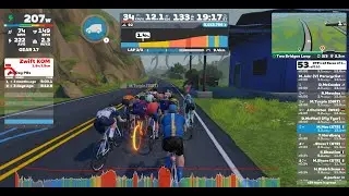Zwift - GTR 12 Races of Christmas Stage 2 - Two Bridges Loop x 3 ZRS 180-350