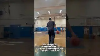 Real hoopers only what makes a Step thru work #basketball