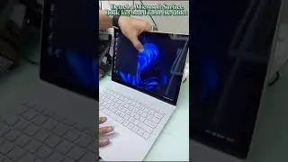 Detach surface book keyboard from tablet #trending #funny #apple #laptop #malaysia #freefire #video