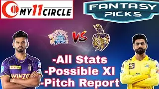 CSK vs KKR -Fantasy Cricket Tips, Playing XI Updates, Pitch Report | Match 01