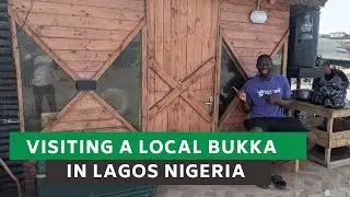 EATING AT A LOCAL BUKKA IN LAGOS NIGERIA