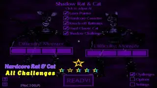 Hardcore Rat & Cat All Challenges (FNaC 3 CN OGLP) || FNaC 3 Reimagined Beta 1.0.13