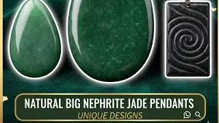 BIG Natural Nephrite Jade Pendants &ndash; New Designs Available Now! (2026)💎