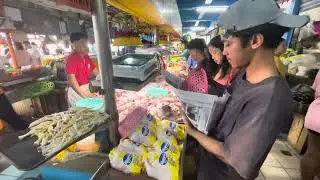 Open Air Food Market (Wet Market) in Lucban - Philippines 2024
