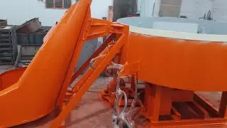 500 kg pan mixer machine with hydraulic hopper for hollow blocks and fly ash bricks