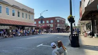 Farm fest 2022 Mount Airy North Carolina tractor parade