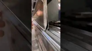 Check how we bend the U profile #sheetmetalwork #pressbrake #sheetmetal