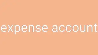 Expense Account Definition & Meaning