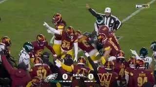 Philly fumbles opening kickoff! Commanders recover!