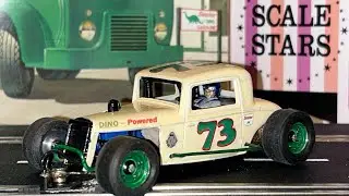 AMT Hardbody Slot Car Conversions:  1/32 Scale Stars Ford T-Bird and 32 Ford Coupe