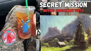 Secret Mission (buying Christmas gifts) | Weekly Vlog - Week 45