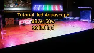 Tutorial Membuat lampu Led Aquascape Led Hpl 1-3w  driver 50w #Aquascape #Hpl #Driver