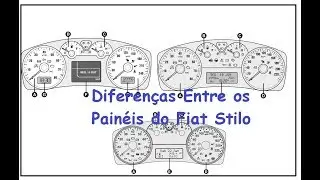Diferenças entre os Painéis do Fiat Stilo
