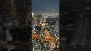 View from Burj Khalifa #burjkhalifa #dubai #beautifulview #downtowndubai #emirates #top #fly #dreams