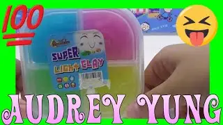 Slime! Slime! Slime! Audrey Yung unpack  3 packs of slime (02129 z)