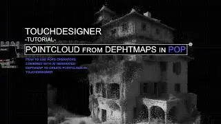 Pointcloud from Depthmap using POPs operator in Touchdesigner.