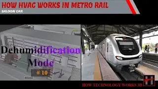How HVAC Works In Saloon Car of Metro Trains :De Humidification Mode