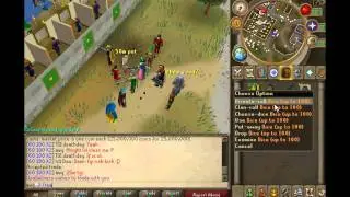RuneScape Dice game with Awq part 2 (200m+ pots, green mask bet)