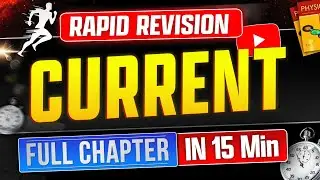 JEE 2026 | Current Electricity | ALL Formula and Concept REVISION in 5 Min | Vinay Shur Sir