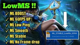 New Updates Config Stable Low MS | Fix Lag MOBILE LEGENDS BANG BANG