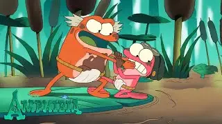 Sprig V Hop Pop: Frog Wrestling (Clip) / Sprig Vs Hop Pop / Amphibia
