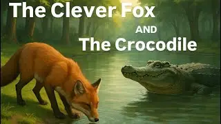 The Clever Fox & the Crocodile | Wisdom Over Strength | Moral Story VoiceTales by Preeti